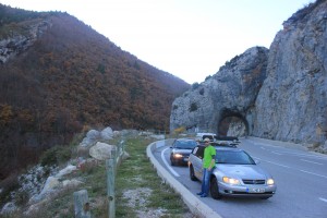 Auf dem Weg durch die Alpen nach Monaco
